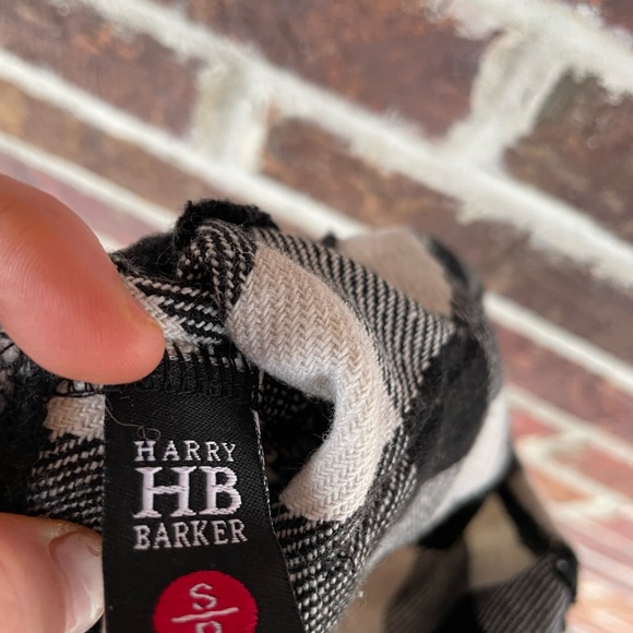 NWT Dog’s Harry Barker Black Buffalo Check Flannel Pajama Outfit Size Small - Picture 15 of 16